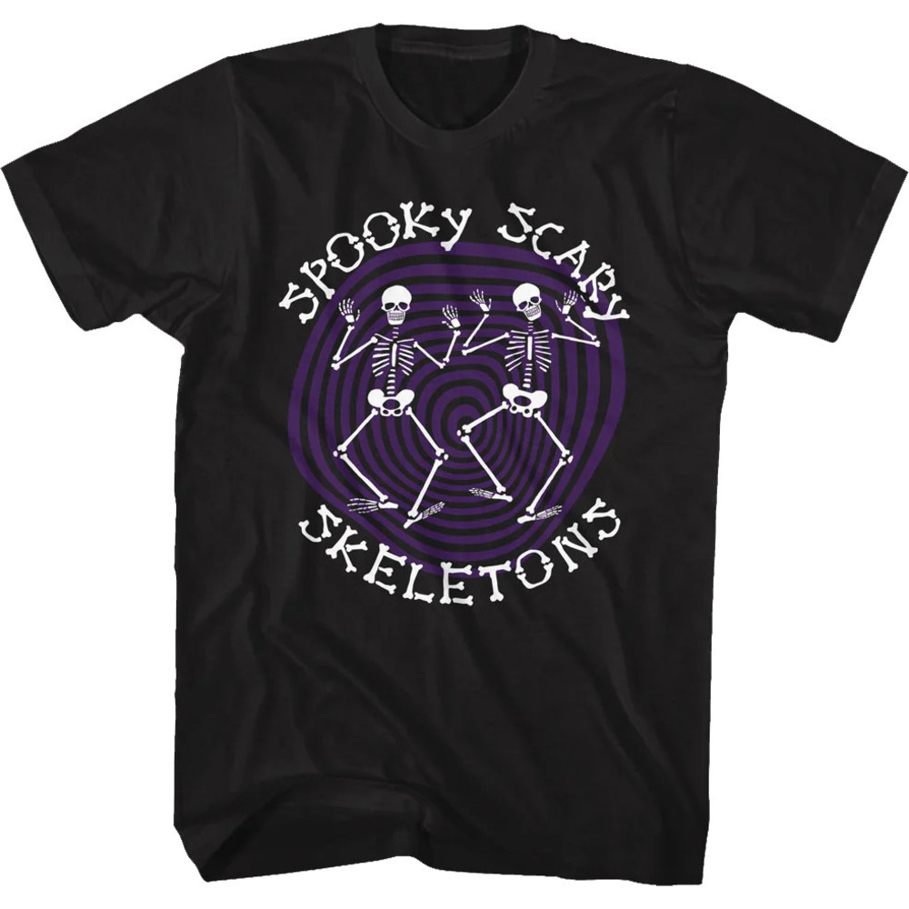 Spiraling Spooky Scary Skeletons Tshirt